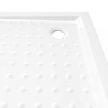 fehér pettyes ABS zuhanytálca 90 x 90 x 4 cm
