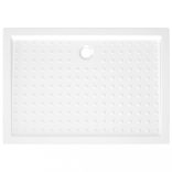 fehér pettyes ABS zuhanytálca 70 x 100 x 4 cm