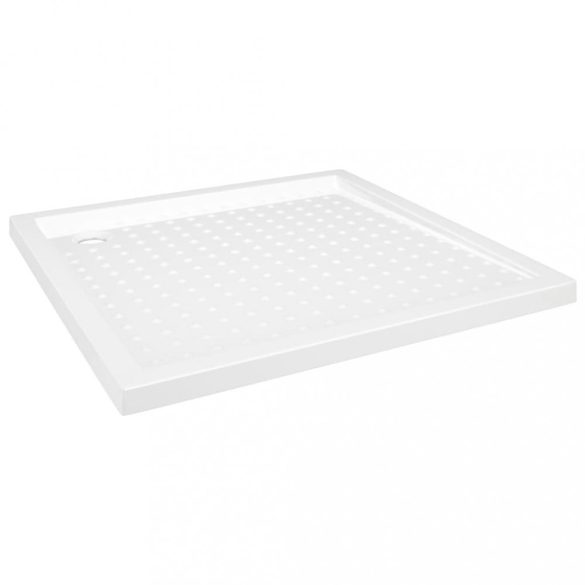 fehér pettyes ABS zuhanytálca 80 x 80 x 4 cm