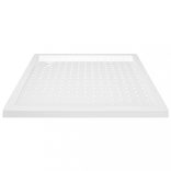 fehér pettyes ABS zuhanytálca 80 x 80 x 4 cm