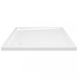 fehér pettyes ABS zuhanytálca 80 x 80 x 4 cm