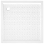 fehér pettyes ABS zuhanytálca 80 x 80 x 4 cm