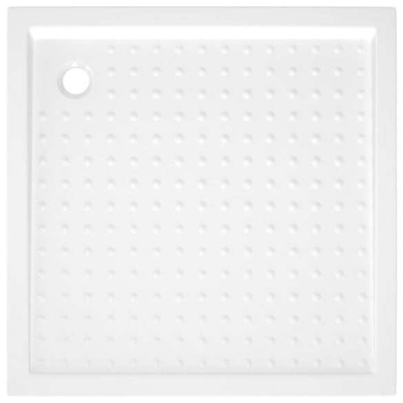 fehér pettyes ABS zuhanytálca 80 x 80 x 4 cm