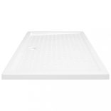 fehér pettyes ABS zuhanytálca 80 x 120 x 4 cm