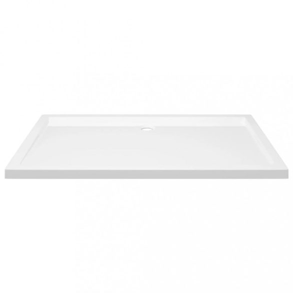 téglalap alakú fehér ABS zuhanytálca 70 x 120 cm