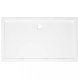 téglalap alakú fehér ABS zuhanytálca 70 x 120 cm