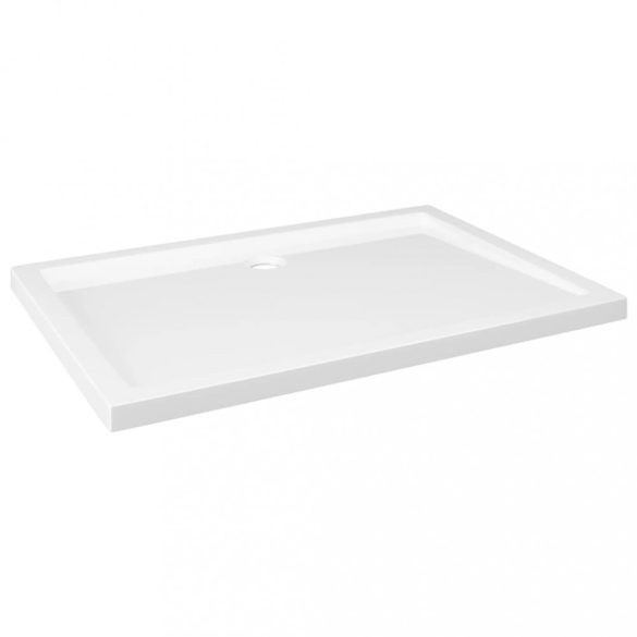 téglalap alakú fehér ABS zuhanytálca 70 x 100 cm