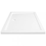 téglalap alakú fehér ABS zuhanytálca 70 x 100 cm