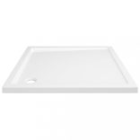 szögletes fehér ABS zuhanytálca 80 x 80 cm