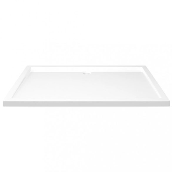 téglalap alakú fehér ABS zuhanytálca 80 x 120 cm