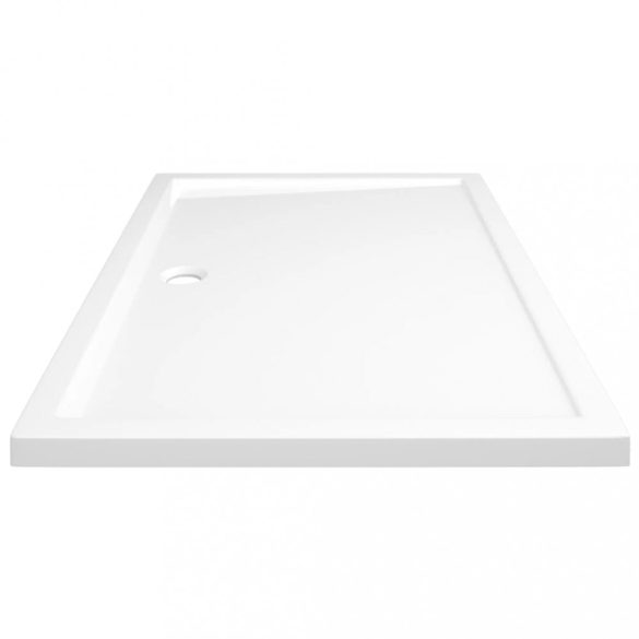 téglalap alakú fehér ABS zuhanytálca 80 x 120 cm