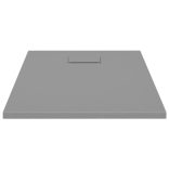 szürke SMC zuhanytálca 90 x 70 cm