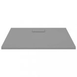 szürke SMC zuhanytálca 90 x 80 cm