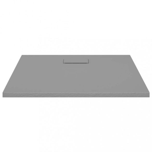 szürke SMC zuhanytálca 90 x 80 cm