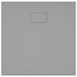 szürke SMC zuhanytálca 90 x 80 cm