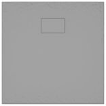 szürke SMC zuhanytálca 90 x 90 cm