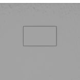 szürke SMC zuhanytálca 100 x 80 cm