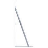 2 db horganyzott acél tartókonzol kerítésoszlophoz