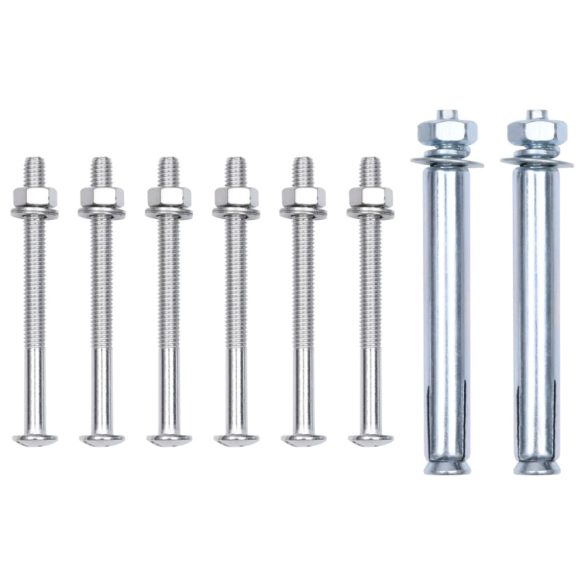 2 db horganyzott acél tartókonzol kerítésoszlophoz