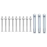 3 db horganyzott acél tartókonzol kerítésoszlophoz