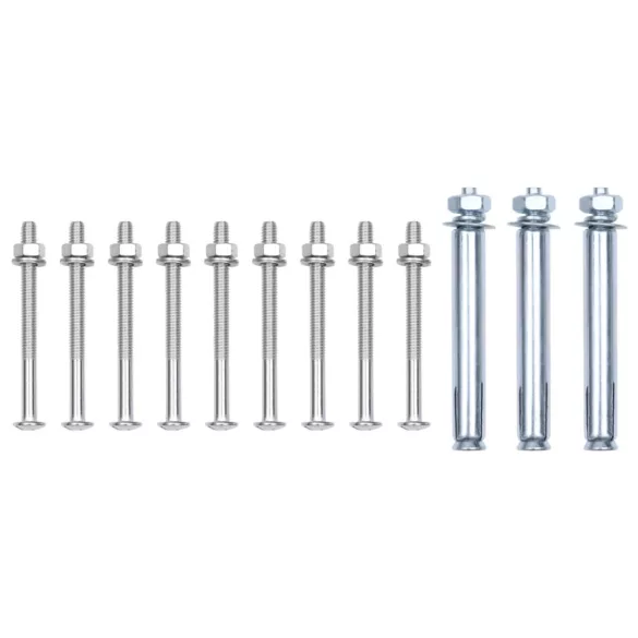 3 db horganyzott acél tartókonzol kerítésoszlophoz