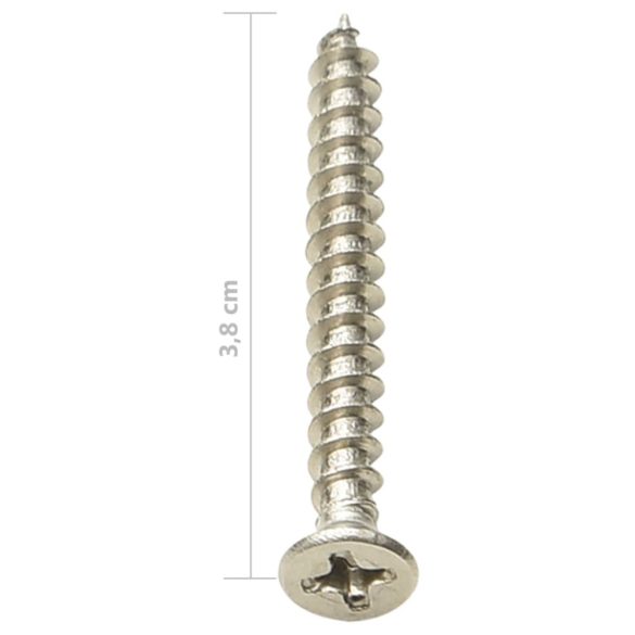 műanyag és rozsdamentes acél burkolatrögzítő klipsz 200 csavarral