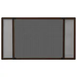 barna lehúzható ablakszúnyogháló 70 x 150 cm