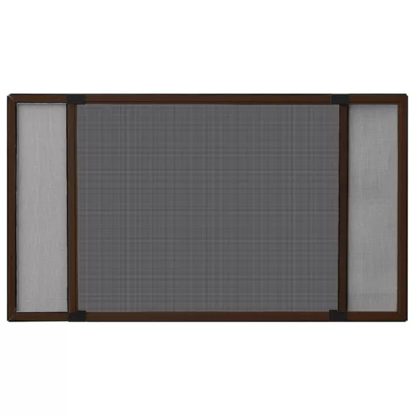 barna lehúzható ablakszúnyogháló 70 x 150 cm