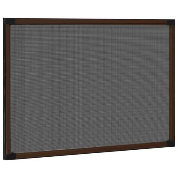barna lehúzható ablakszúnyogháló 70 x 150 cm