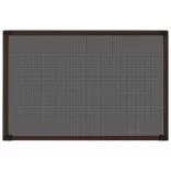 barna lehúzható ablakszúnyogháló 70 x 150 cm