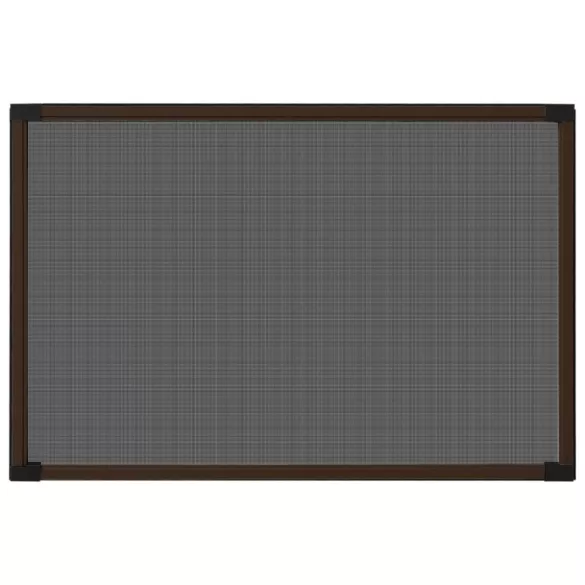 barna lehúzható ablakszúnyogháló 70 x 150 cm