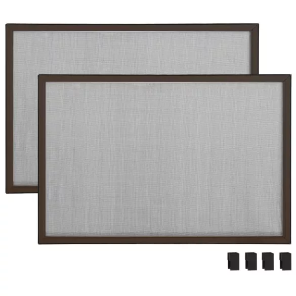 barna lehúzható ablakszúnyogháló 70 x 150 cm