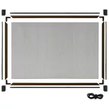 barna lehúzható ablakszúnyogháló 70 x 150 cm