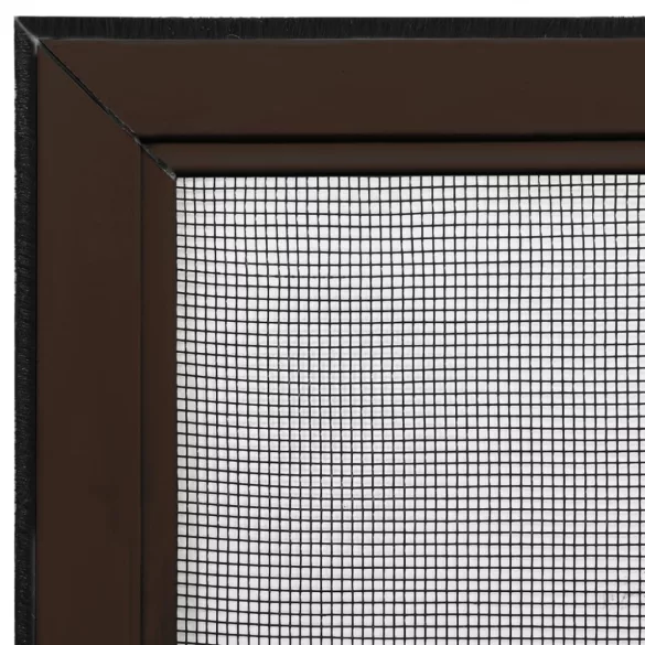 barna lehúzható ablakszúnyogháló 70 x 150 cm