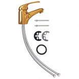 aranyszínű mosdó csaptelep 13 x 10 cm