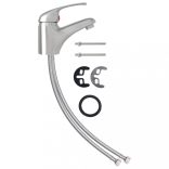 ezüst mosdó csaptelep 13 x 10 cm