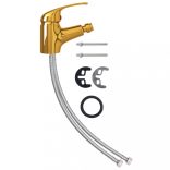 aranyszínű fürdőszoba bidé csaptelep 13 x 12 cm