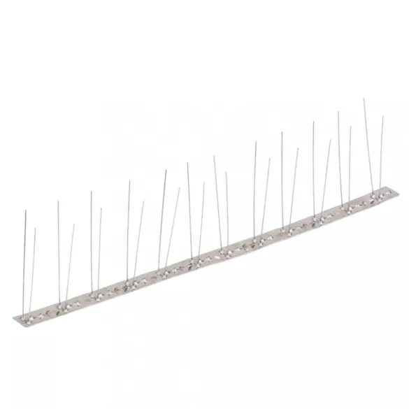 20 db 10 m-es 2-soros rozsdamentes acél madár- és galambtüske