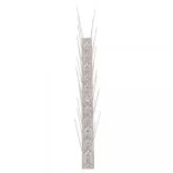 20 db 10 m-es 2-soros rozsdamentes acél madár- és galambtüske