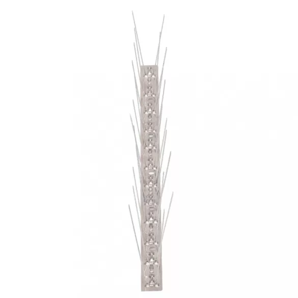 20 db 10 m-es 2-soros rozsdamentes acél madár- és galambtüske