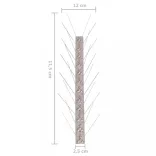 20 db 10 m-es 4-soros rozsdamentes acél madár- és galambtüske