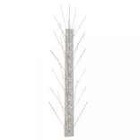 20 db 10 m-es 5-soros rozsdamentes acél madár- és galambtüske