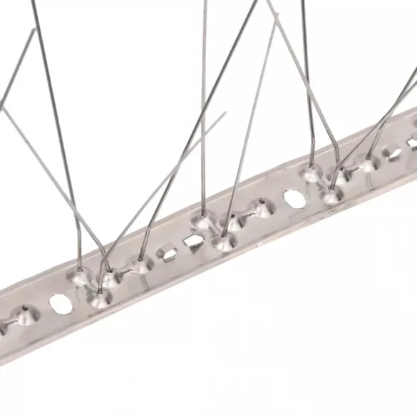 20 db 10 m-es 5-soros rozsdamentes acél madár- és galambtüske