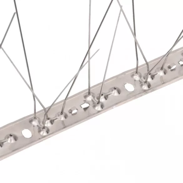 40 db 20 m-es 5-soros rozsdamentes acél madár- és galambtüske