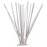 40 db 20 m-es 5-soros rozsdamentes acél madár- és galambtüske