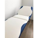 3 zónás fehér/kék alu masszázságy hordozótáskával-3108R