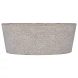 szürke márvány mosdókagyló Ø40 x 15 cm