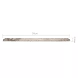 szürke márvány asztallap Ø50 x 2,5 cm