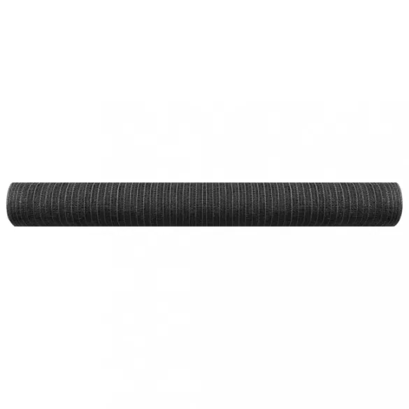 antracitszürke HDPE belátásgátló háló 1,5 x 25 m 75 g/m²