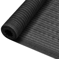   antracitszürke HDPE belátásgátló háló 1,8 x 25 m 75 g/m²